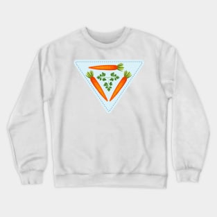 Cute Veggie Stamp Crewneck Sweatshirt